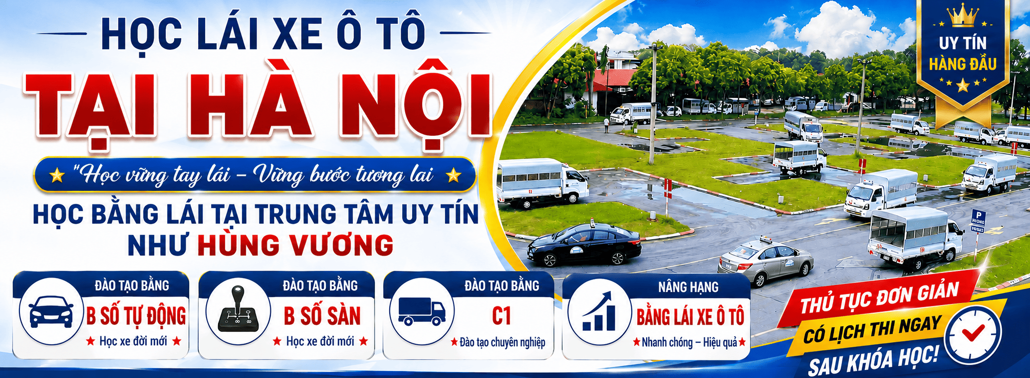 Trung tâm đào tạo sát hạch lái xe Hùng Vương