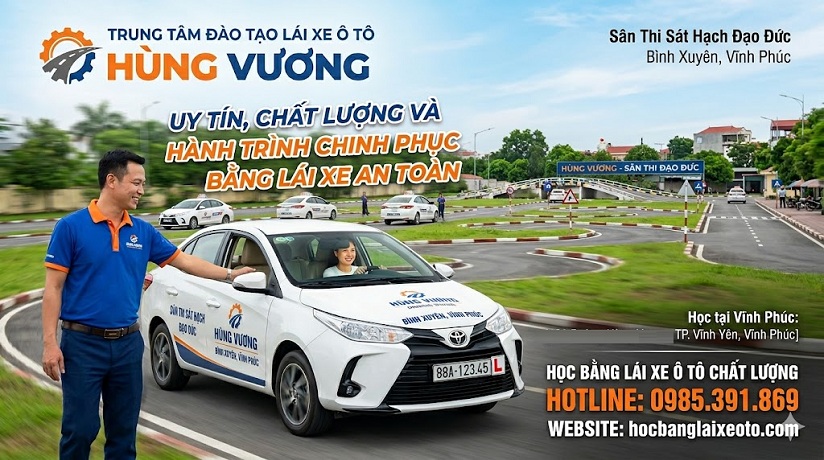 hoc-lai-xe-o-to-hung-vuong-vinh-phuc